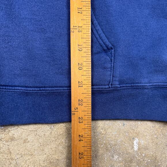 Thrasher Flame Logo Hoodie‎ Men’s Small Navy Blue Skate Pullover Y2K Style - Picture 9 of 9